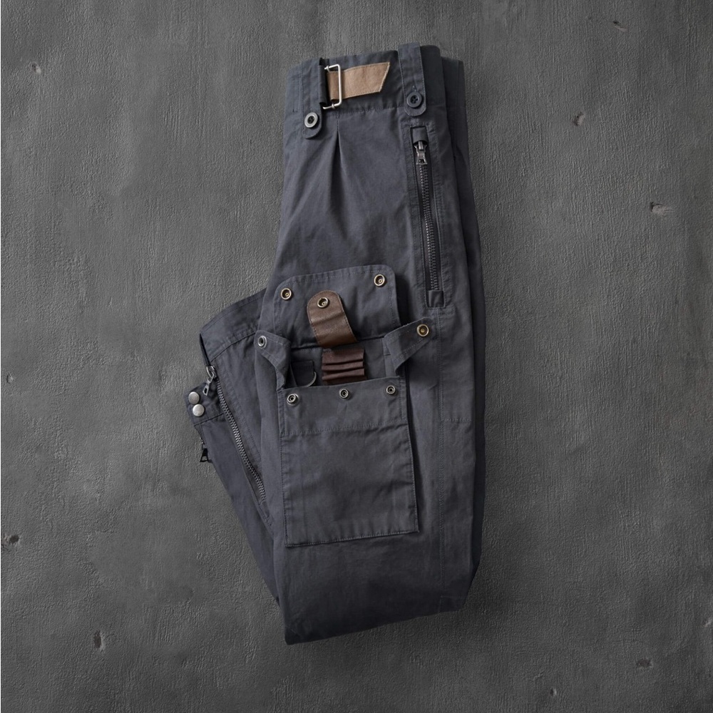 James Bond 007 N. Peal Gray Cargo Pants with Rugged Design 31X32 - Picture 5 of 11